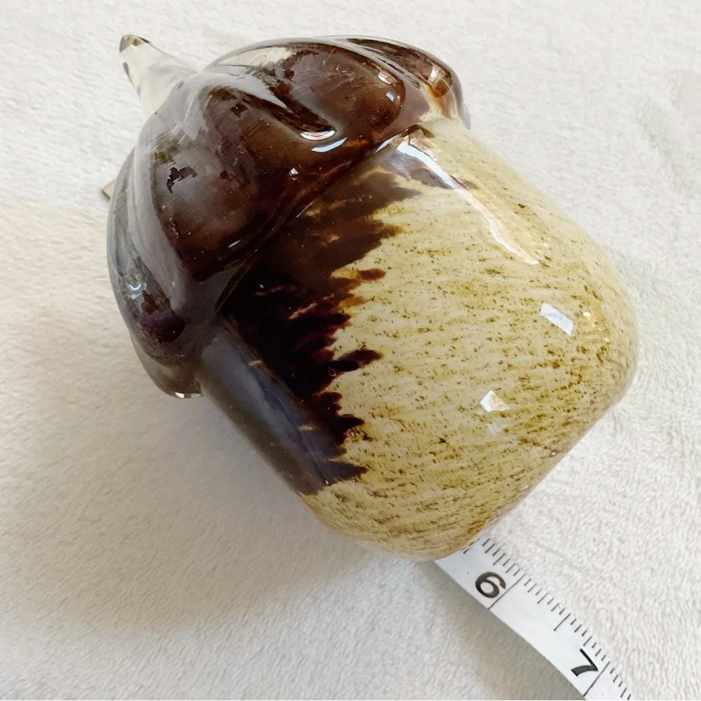 Vintage solid glass